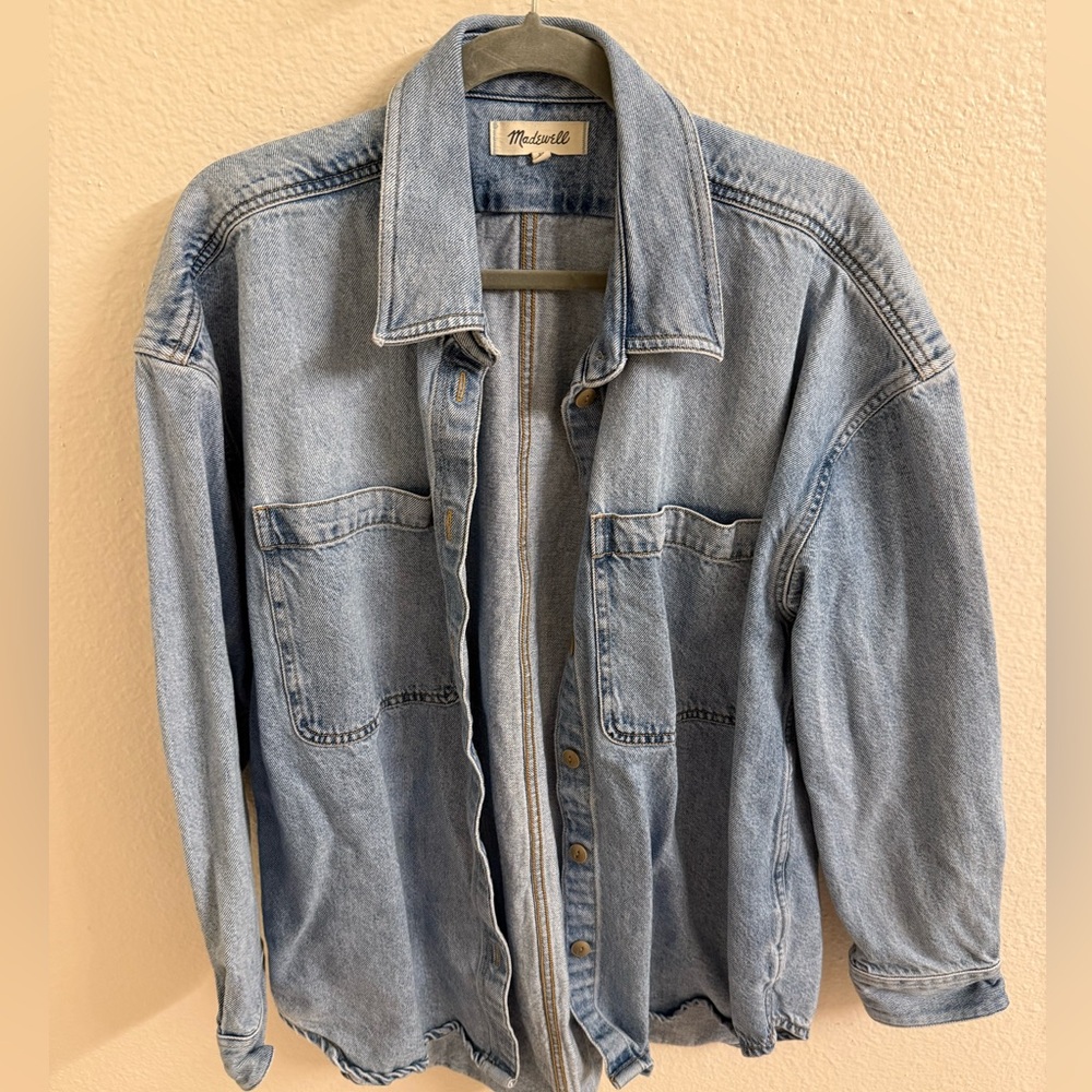 Madewell oversize Denim shirt